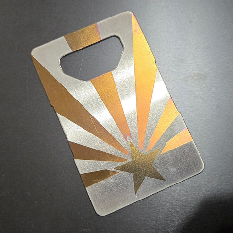 Bronze AZ Flag