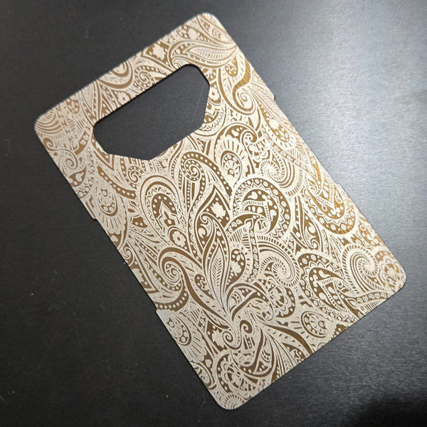 Bronze/Silver Paisley