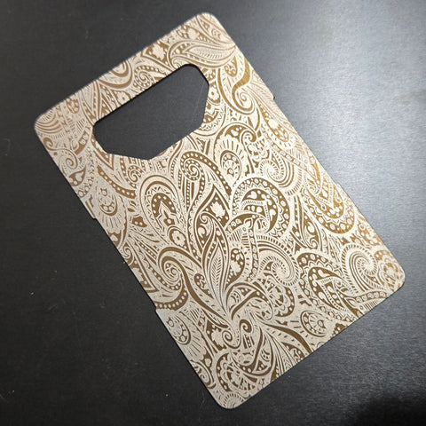 Bronze/Silver Paisley